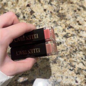 Ellen Tracy Dual Lipstick Set - Soft Pink and Coral